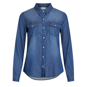 ViBista denim shirt, Vila